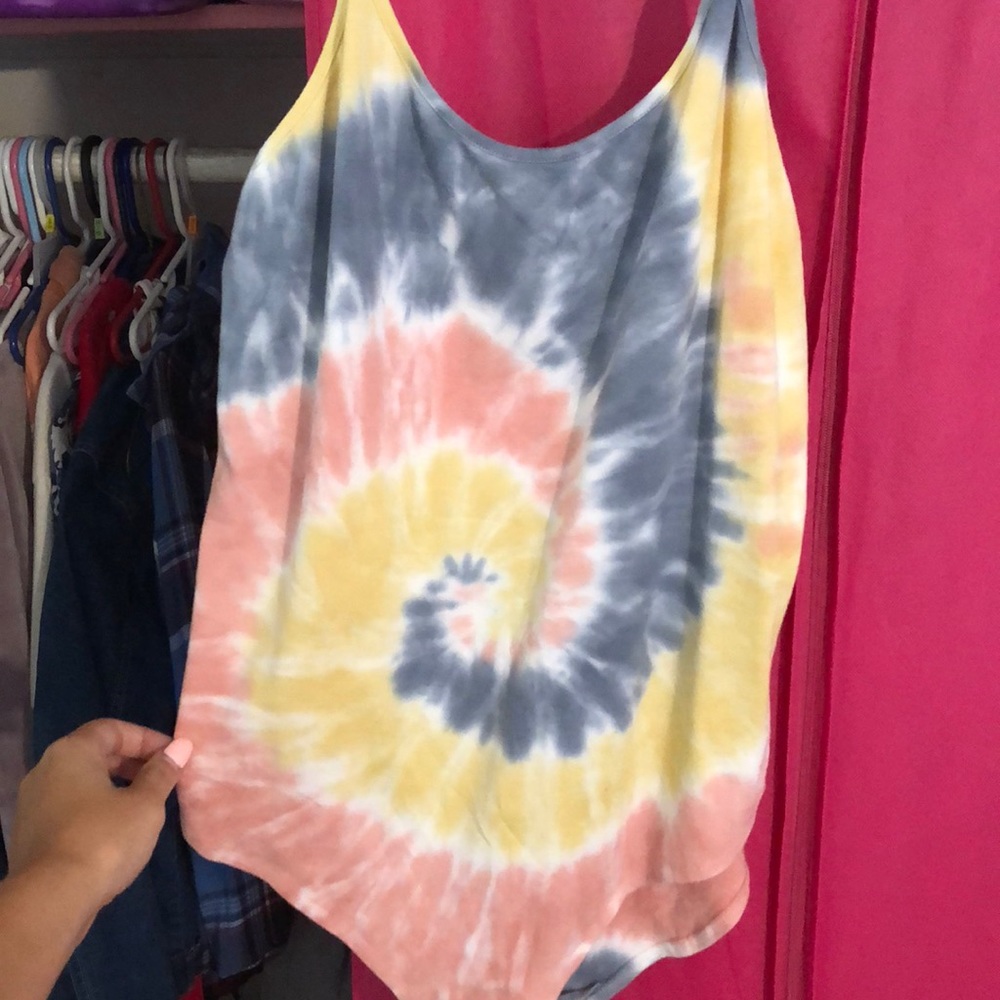 Tie dye bodysuit.